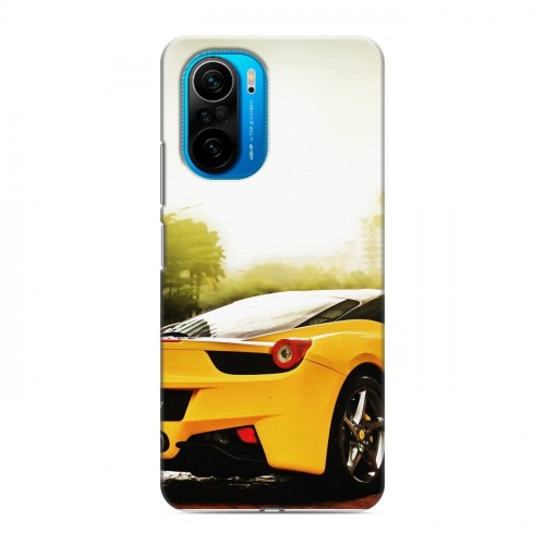 Дизайнерский силиконовый чехол для Xiaomi Poco F3 Ferrari