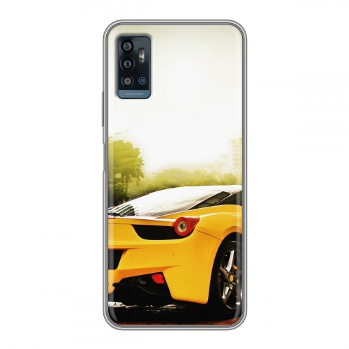 Дизайнерский силиконовый чехол для ZTE Blade A71 Ferrari