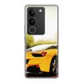 Дизайнерский силиконовый чехол для Vivo S17 Ferrari