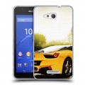 Дизайнерский пластиковый чехол для Sony Xperia E4g Ferrari