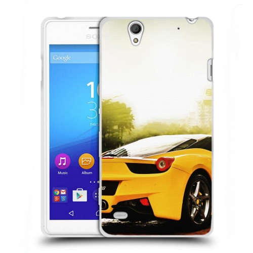 Дизайнерский пластиковый чехол для Sony Xperia C4 Ferrari