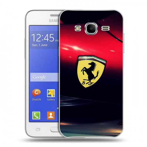 Дизайнерский силиконовый чехол для Samsung Galaxy J7 Ferrari