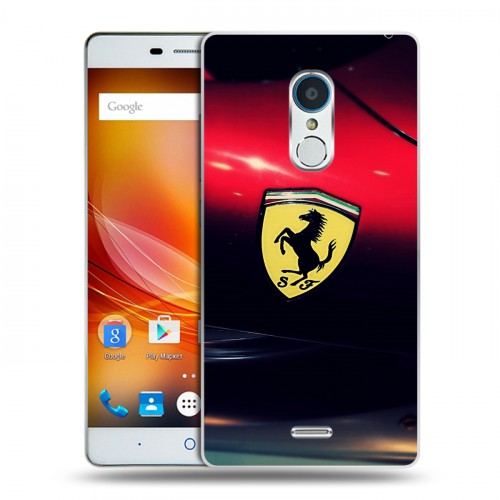 Дизайнерский пластиковый чехол для ZTE Blade X9 Ferrari