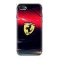 Дизайнерский силиконовый чехол для Iphone 7 Ferrari