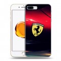 Дизайнерский пластиковый чехол для Iphone 7 Plus / 8 Plus Ferrari