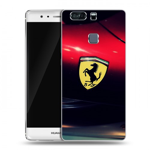 Дизайнерский пластиковый чехол для Huawei P9 Plus Ferrari