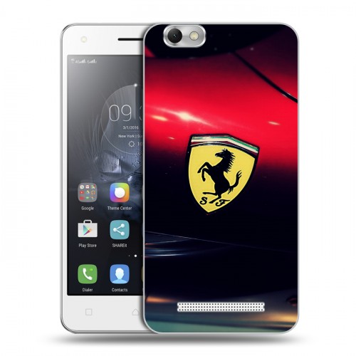 Дизайнерский силиконовый чехол для Lenovo Vibe C Ferrari