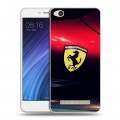 Дизайнерский силиконовый чехол для Xiaomi RedMi 4A Ferrari