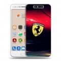 Дизайнерский пластиковый чехол для ZTE Blade V8 Ferrari