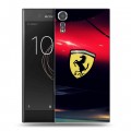 Дизайнерский пластиковый чехол для Sony Xperia XZs Ferrari