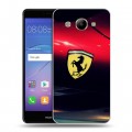 Дизайнерский пластиковый чехол для Huawei Y3 (2017) Ferrari