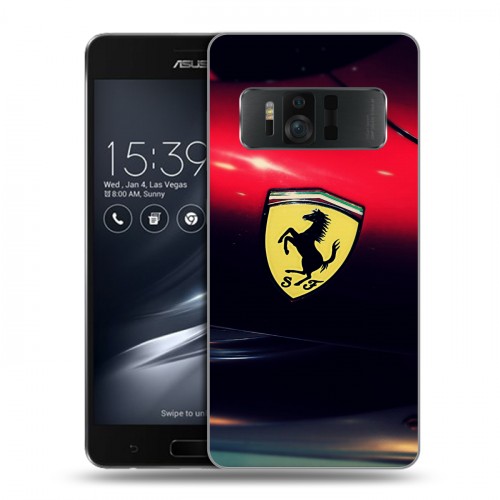 Дизайнерский силиконовый чехол для ASUS ZenFone AR Ferrari