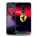 Дизайнерский пластиковый чехол для OnePlus 6 Ferrari