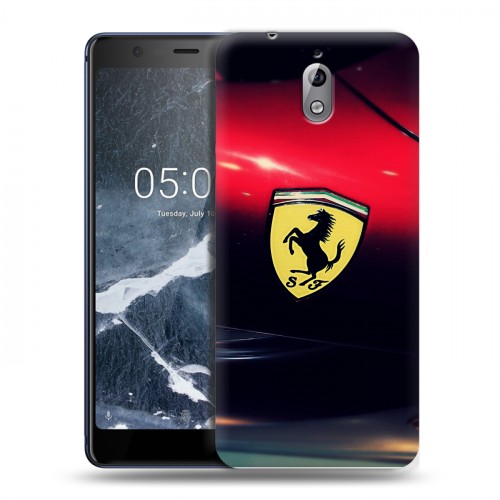 Дизайнерский пластиковый чехол для Nokia 3.1 Ferrari