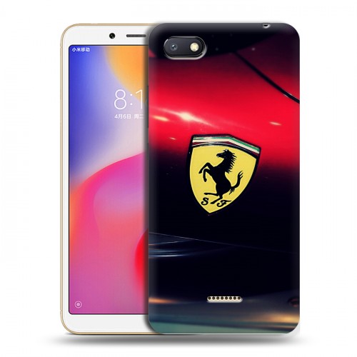 Дизайнерский пластиковый чехол для Xiaomi RedMi 6A Ferrari