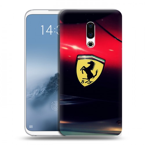 Дизайнерский силиконовый чехол для Meizu 16th Plus Ferrari