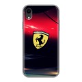 Дизайнерский силиконовый чехол для Iphone Xr Ferrari