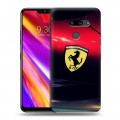 Дизайнерский пластиковый чехол для LG G8 ThinQ Ferrari