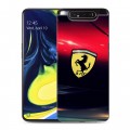 Дизайнерский пластиковый чехол для Samsung Galaxy A80 Ferrari