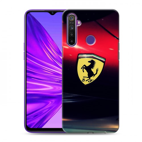 Дизайнерский силиконовый чехол для Realme 5 Ferrari