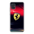 Дизайнерский силиконовый чехол для Samsung Galaxy A51 Ferrari