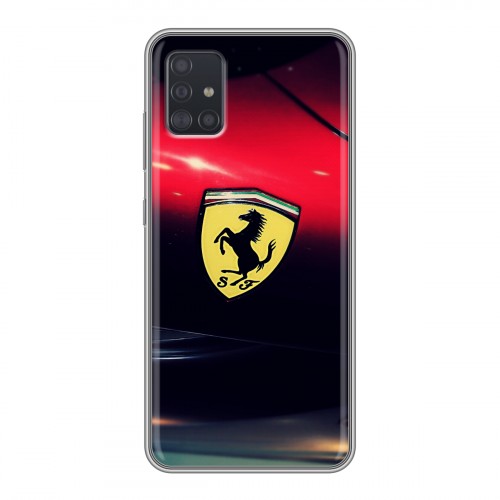 Дизайнерский силиконовый чехол для Samsung Galaxy A51 Ferrari