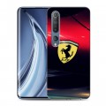 Дизайнерский силиконовый с усиленными углами чехол для Xiaomi Mi 10 Ferrari