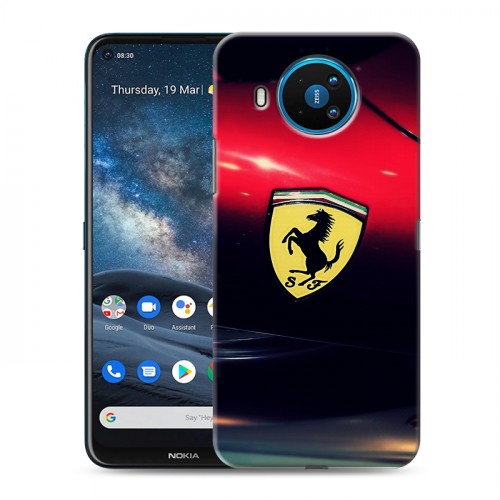 Дизайнерский силиконовый чехол для Nokia 8.3 Ferrari