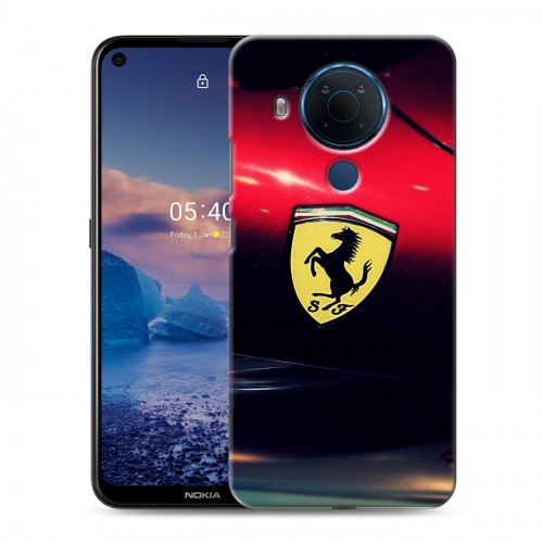 Дизайнерский силиконовый чехол для Nokia 5.4 Ferrari