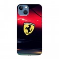 Дизайнерский силиконовый чехол для Iphone 13 Ferrari