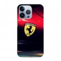 Дизайнерский силиконовый чехол для Iphone 13 Pro Ferrari