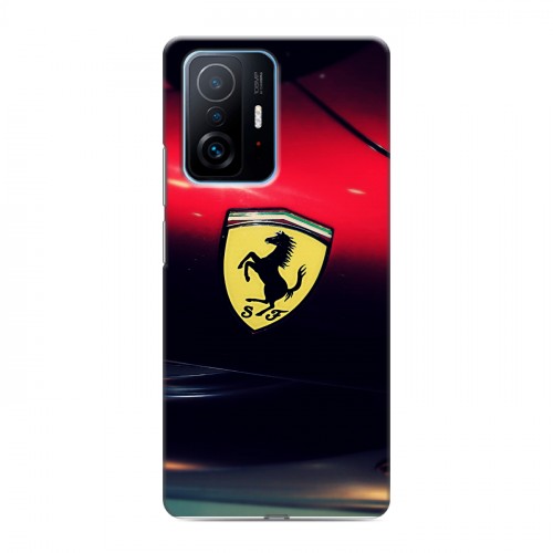 Дизайнерский силиконовый с усиленными углами чехол для Xiaomi 11T Ferrari