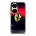 Дизайнерский силиконовый чехол для Huawei P50 Pro Ferrari