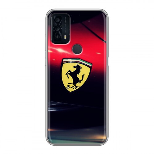 Дизайнерский силиконовый чехол для TCL 20B Ferrari