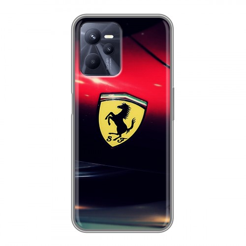 Дизайнерский силиконовый чехол для Realme C35 Ferrari