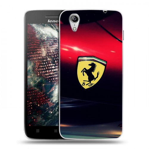 Дизайнерский пластиковый чехол для Lenovo Vibe X Ferrari