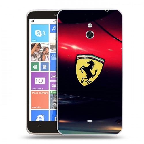 Дизайнерский пластиковый чехол для Nokia Lumia 1320 Ferrari