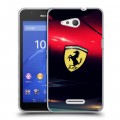 Дизайнерский пластиковый чехол для Sony Xperia E4g Ferrari