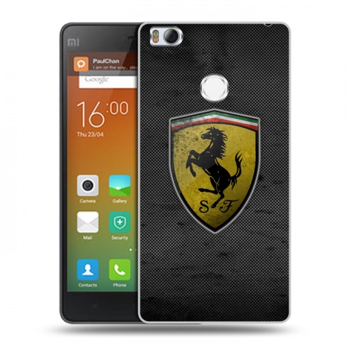 Дизайнерский пластиковый чехол для Xiaomi Mi4S Ferrari