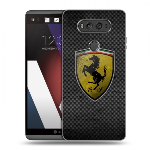 Дизайнерский пластиковый чехол для LG V20 Ferrari