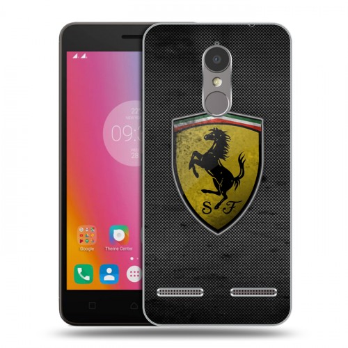 Дизайнерский силиконовый чехол для Lenovo K6 Ferrari