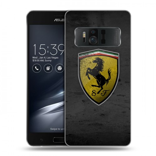 Дизайнерский силиконовый чехол для ASUS ZenFone AR Ferrari