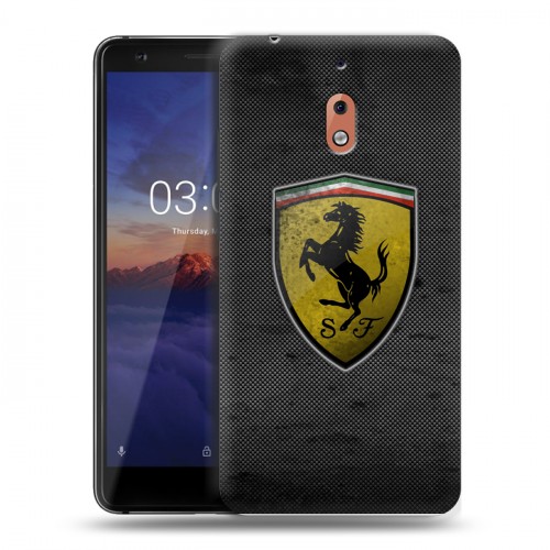 Дизайнерский силиконовый чехол для Nokia 2.1 Ferrari