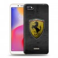 Дизайнерский пластиковый чехол для Xiaomi RedMi 6A Ferrari