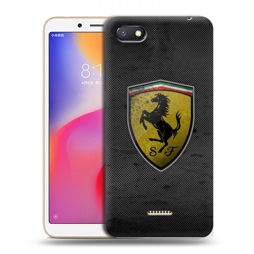 Дизайнерский пластиковый чехол для Xiaomi RedMi 6A Ferrari