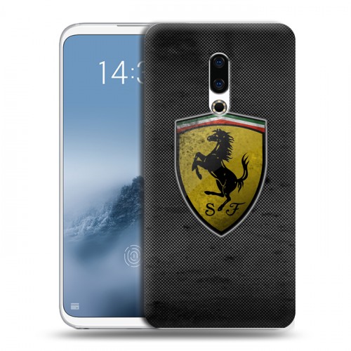 Дизайнерский пластиковый чехол для Meizu 16th Plus Ferrari