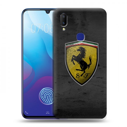 Дизайнерский пластиковый чехол для Vivo V11i Ferrari