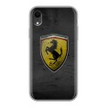 Дизайнерский пластиковый чехол для Iphone Xr Ferrari