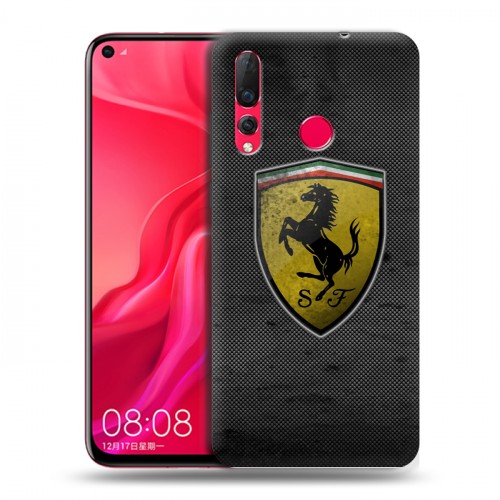 Дизайнерский пластиковый чехол для Huawei Nova 4 Ferrari