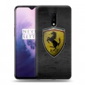 Дизайнерский пластиковый чехол для OnePlus 7 Ferrari